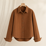 Evangeline-Hope Relaxed Overshirt - Brown