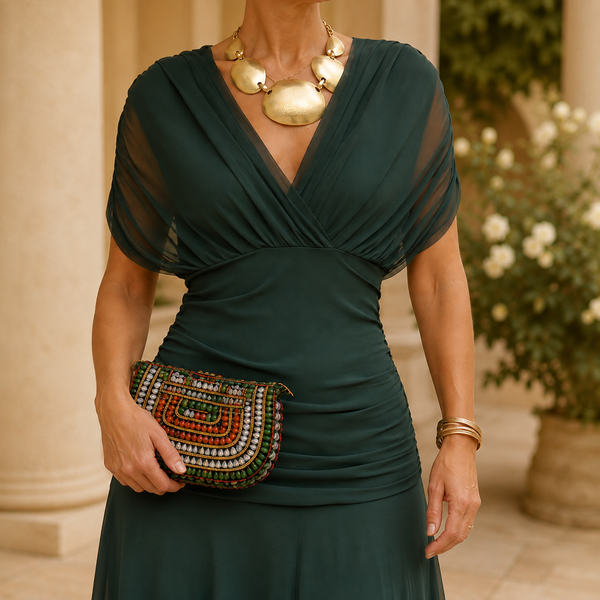 Ada Draped Maxi Dress