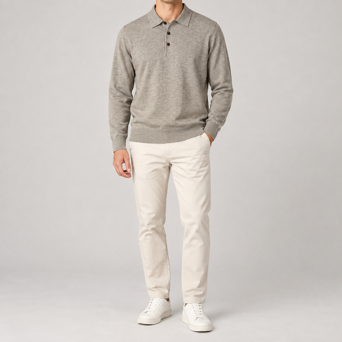 Callum Merino Polo on model