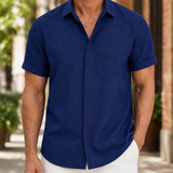 Philip Textured Shirt - Navy