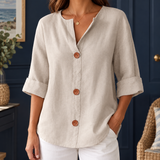 Natalia-Kate Relaxed Blouse - Beige