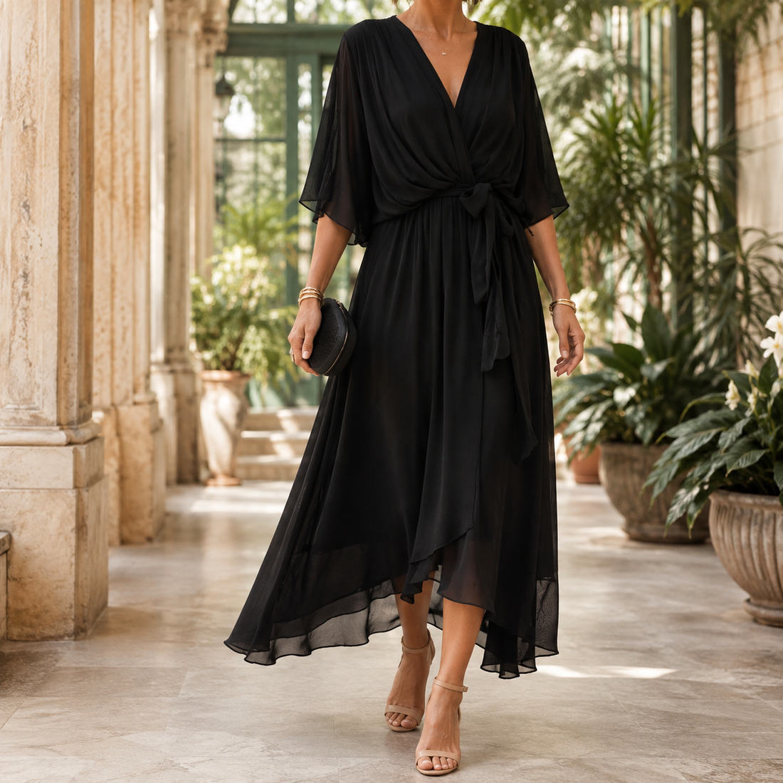 Nadia-Mae High Low Dress - Black
