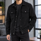 James-Dean Corduroy Jacket - Black