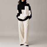 Paloma Knit Turtleneck on model