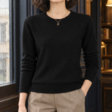 Alvina-Rae Crew Neck Sweater - Black