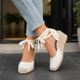 Gori Wedge Sandals - White