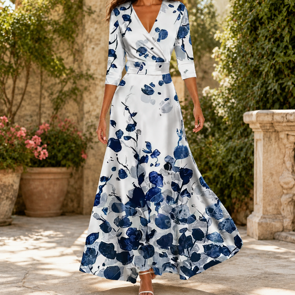 Adriana Wrap Maxi Dress