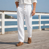 Blake Relaxed Pants - White