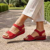 Capri Orthopedic Sandals - Red