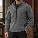 Godfrey Stand Collar Jacket - Dark Gray