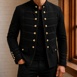 Nolan Military Jacket - Black