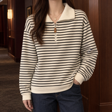 Stacey-Lane Striped Top - Apricot