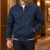 Burnaby Bomber Jacket - Navy Blue