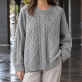 Fiona Cashmere Sweater - Gray
