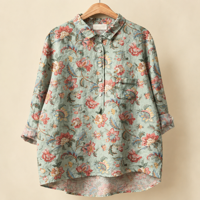 Lucia-Sage Vintage Blouse