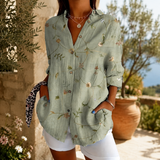 Tabitha-Marie Vintage Blouse - Green