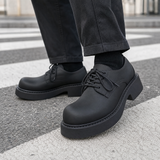 Parisi Platform Derby Shoes - Black