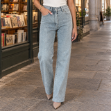 Belinda Straight Jeans - Blue