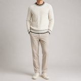 Astrid Cashmere Sweater on model