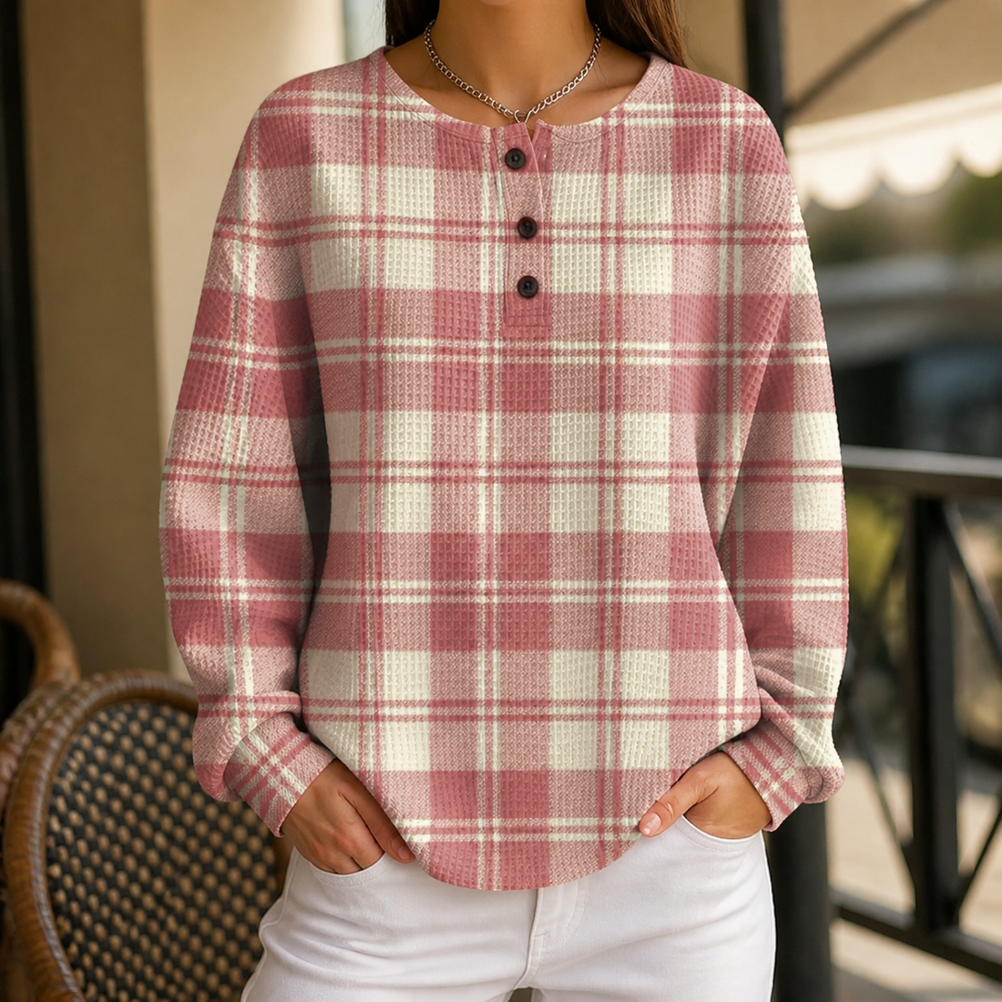 Esme-Jade Henley Sweater - Multicoloured