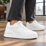 Siracusa Leather Sneakers - White
