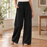 Tessa-Rae Wide Leg Pants - Black