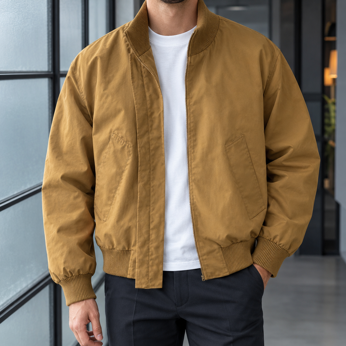 Brian Flight Jacket - Coffee