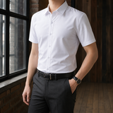 Orion Slim Shirt - Short Sleeve Shirt White
