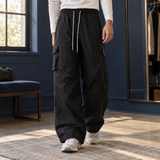 Everard Relaxed Cargo Pants - Black