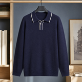 Augustus-Rhys Polo Sweater - Royal Blue