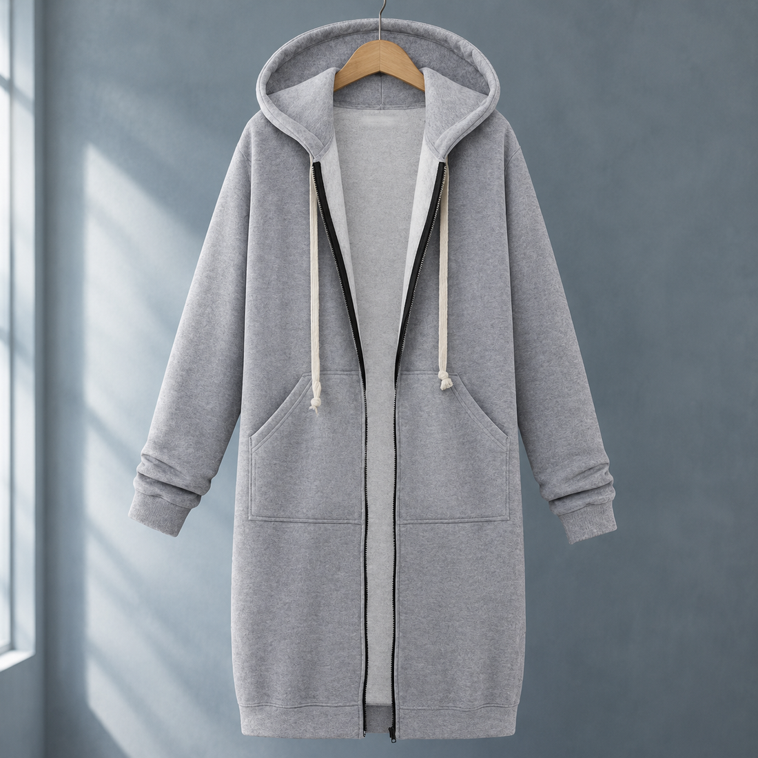 Sharon Hooded Hoodie - Gray