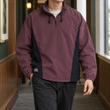 Peregrine-Lane Colorblock Jacket - Purple