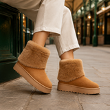 Taranto Platform Boots - Camel