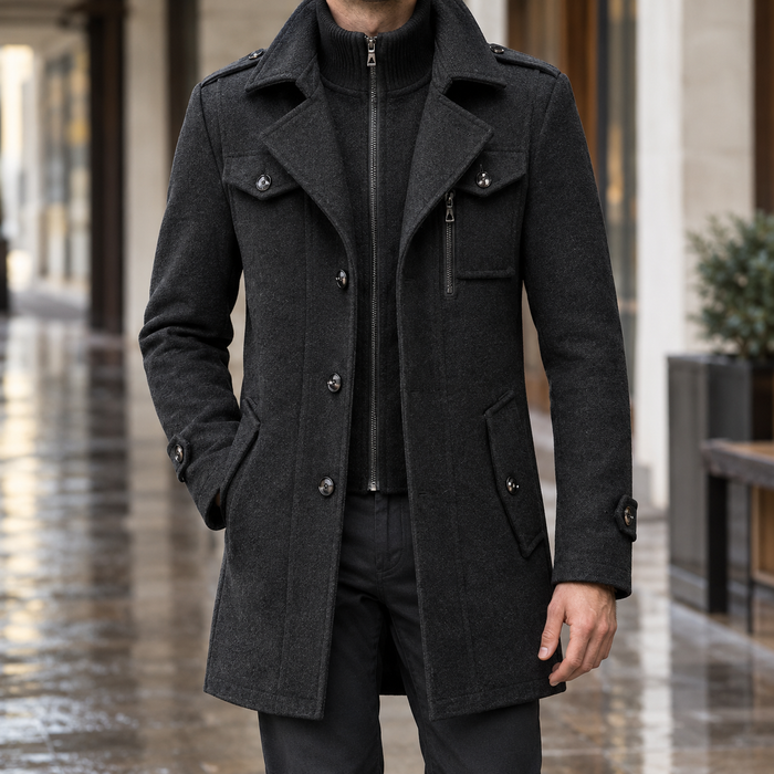 Caspian-Dean Wool Coat