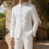 Sullivan Nehru Jacket - White