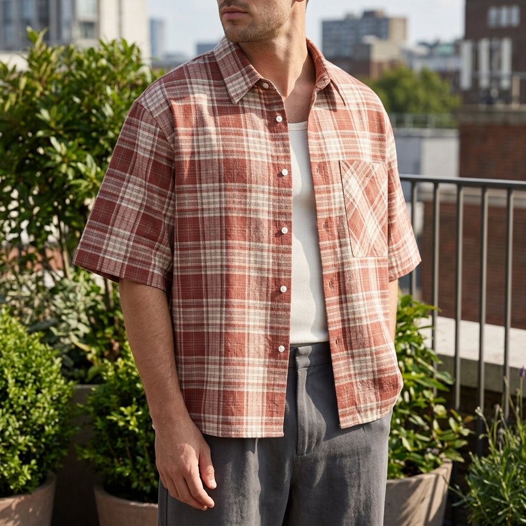 Blake Plaid Shirt - Red