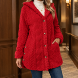 Livia-Sage Textured Jacket - Red