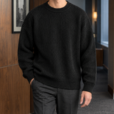 Dominic Ribbed Sweater - Black