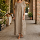 Perla Relaxed Maxi Dress - Khaki