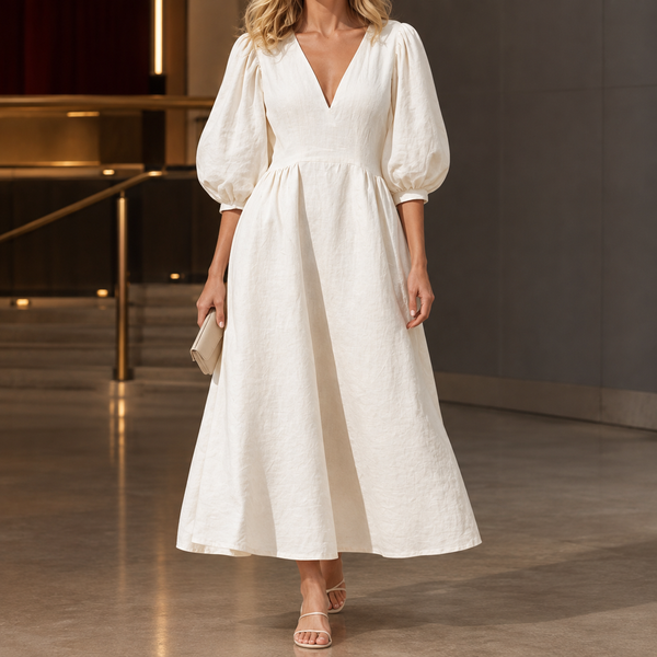 Mackenzie Puff Sleeve Dress – Atelier Oliver