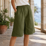 Tatiana-Belle Relaxed Shorts - Army Green