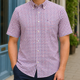 Nash Button-Down Shirt - Red