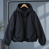 Nicole Balloon Hem Jacket - Black