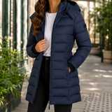 Dahlia-Claire Quilted Jacket - Navy