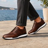 Vittorio Leather Sneakers - Brown