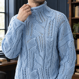 Wendell-James Openwork Sweater - Lead Product Detail