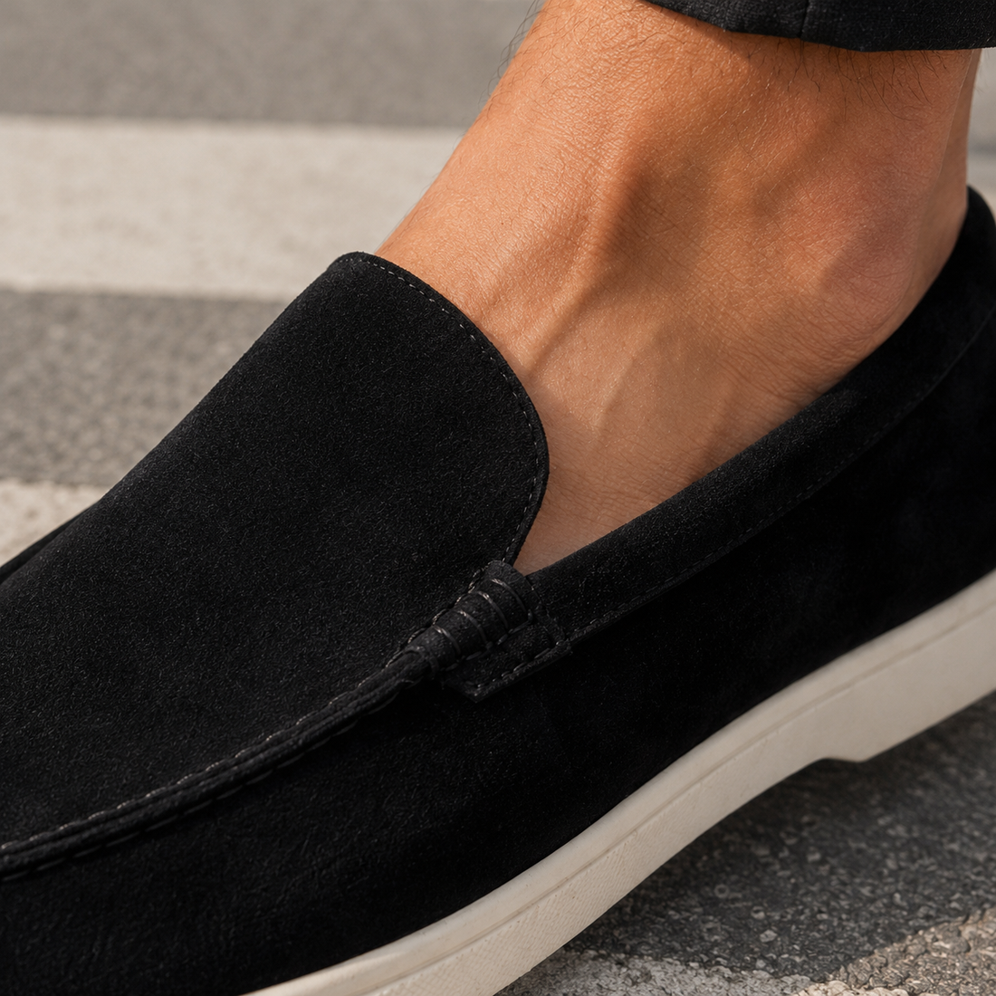 Vinci Suede Loafers - Lead Product Detail