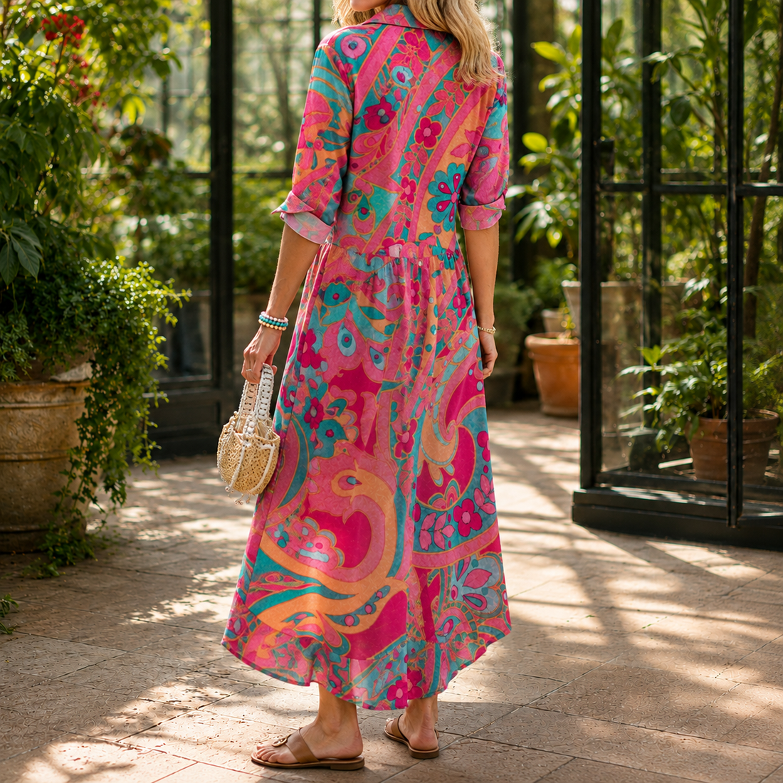 Mina Maxi Dress - Lead Alternate View