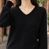 Christabel V-Neck Sweater - Lead Product Detail