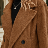 Anouk-Belle Wool Blend Coat - Lead Product Detail